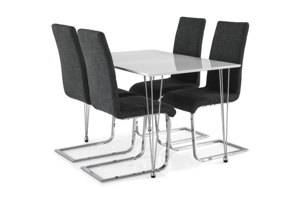 Kronblom Matgrupp 120 cm med 4 Cibus Stol