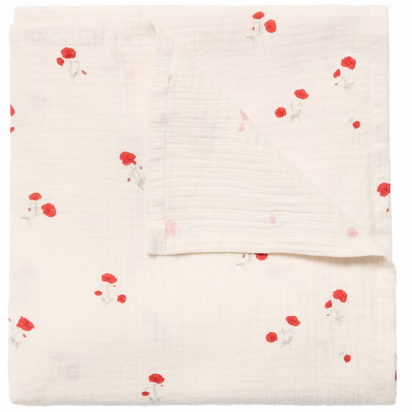 Poppy Babyfilt Muslin, 110x110 cm