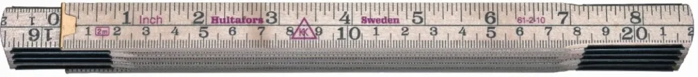 Hultafors 61-1-6 Måttstock 1 meter