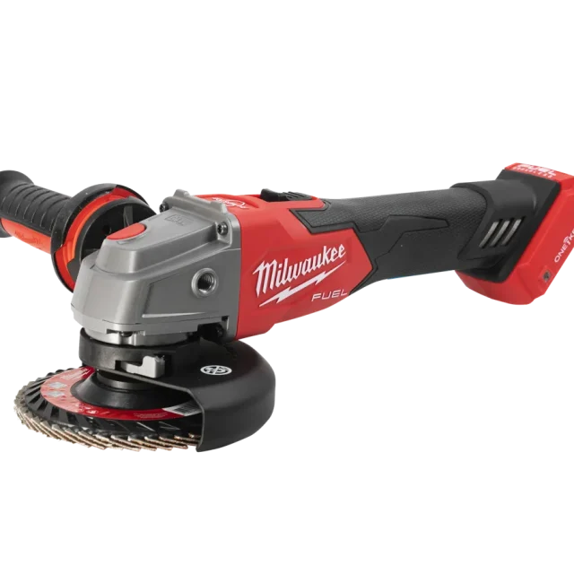 Milwaukee M18ONEFSAG125XB0X Vinkelslip Ø125 mm, utan batteri och laddare