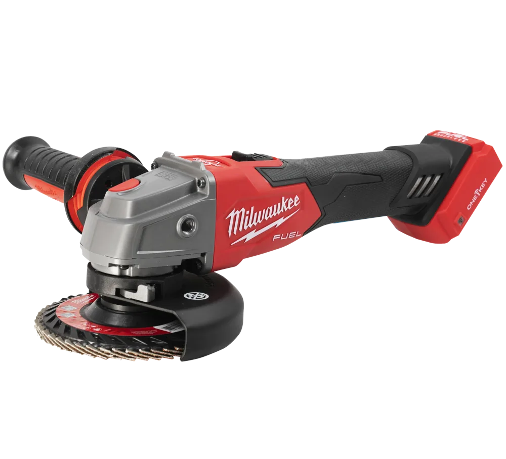 Milwaukee M18ONEFSAG125XB0X Vinkelslip Ø125 mm, utan batteri och laddare