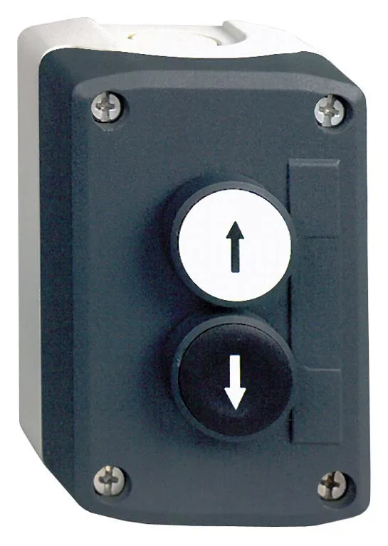 Schneider Electric XALD222 Tryckknappslåda pil upp/ned, komplett