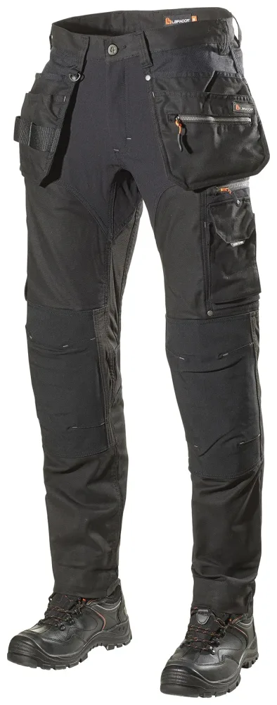 L.Brador 1070PB Arbetsbyxa svart Svart