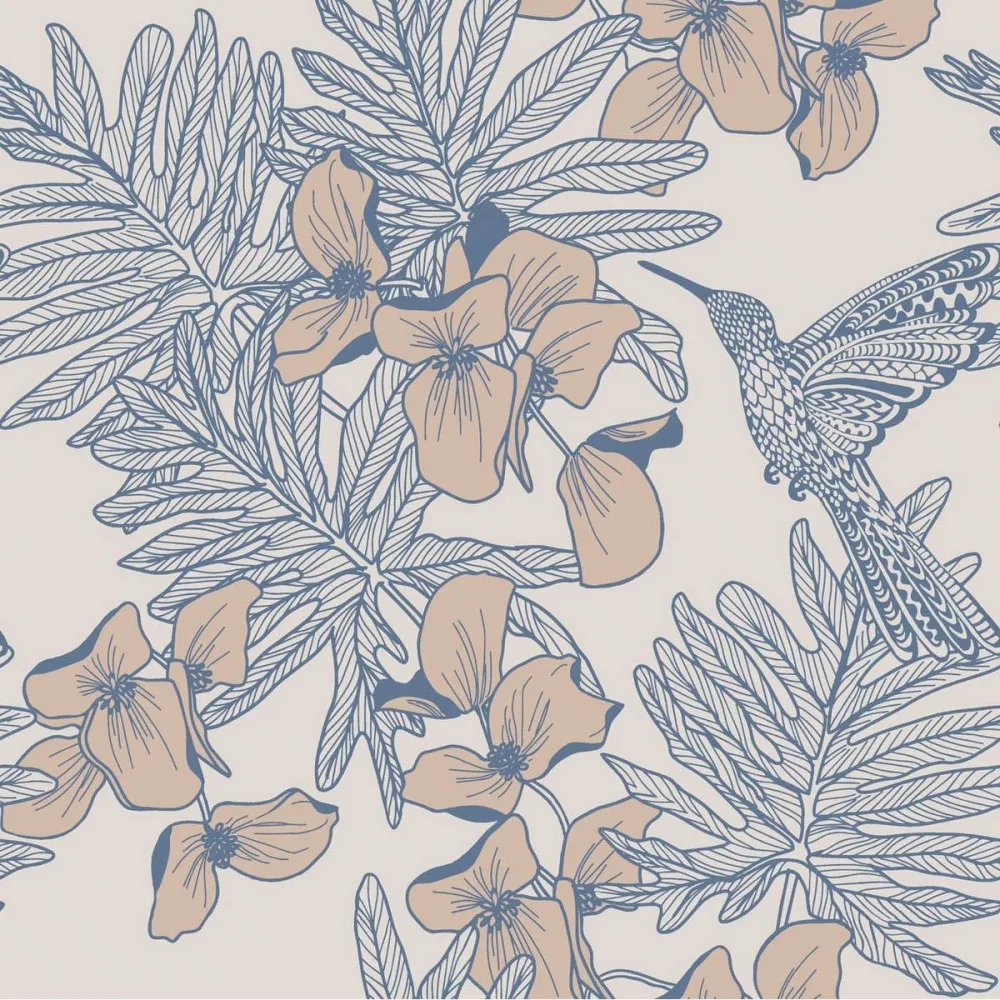 Aurora Hummingbird 1804-117-02 Beige Tapet | Stuvbutiken - Bild 2