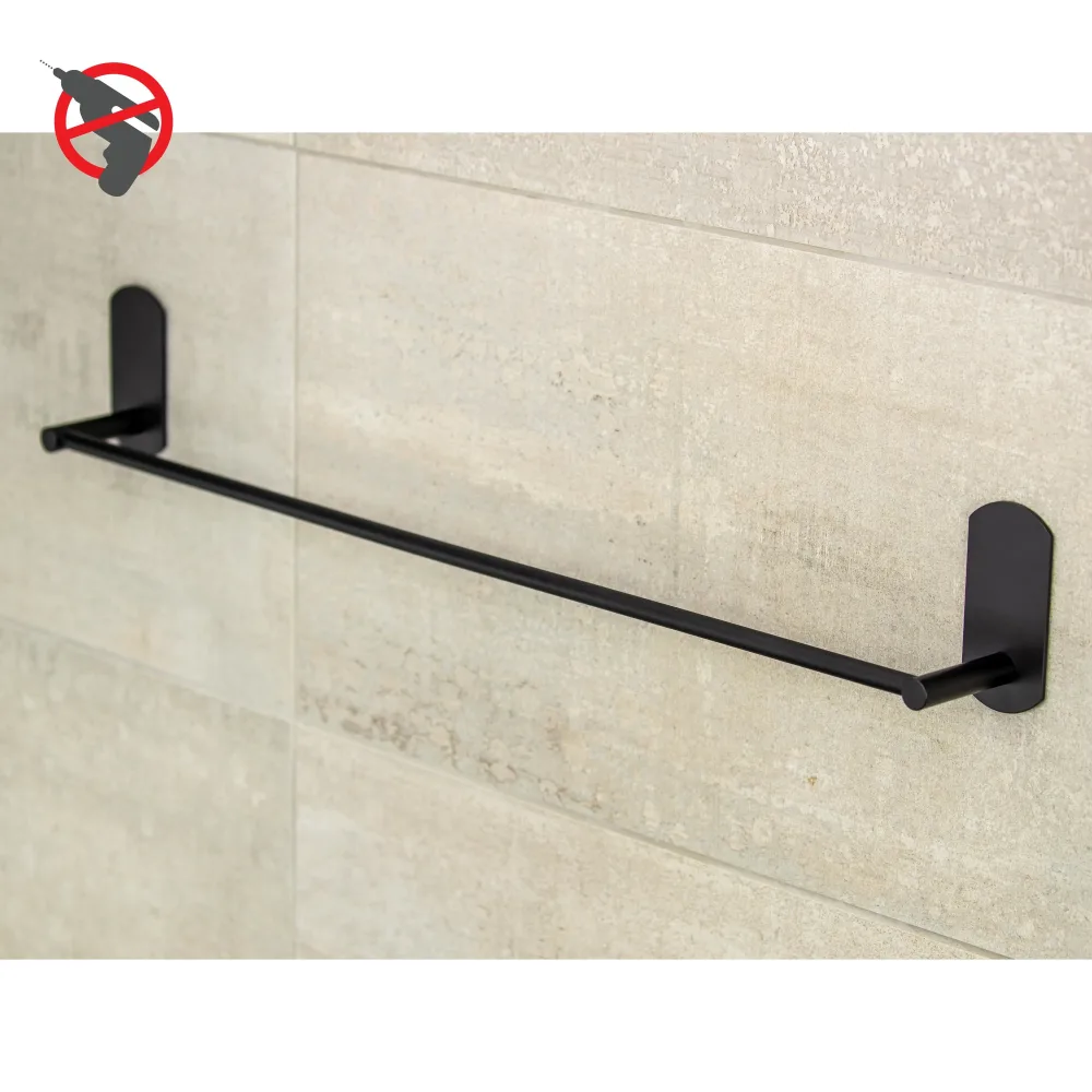 Design4Bath Profile Line Handduksstång mattsvart, borrfri