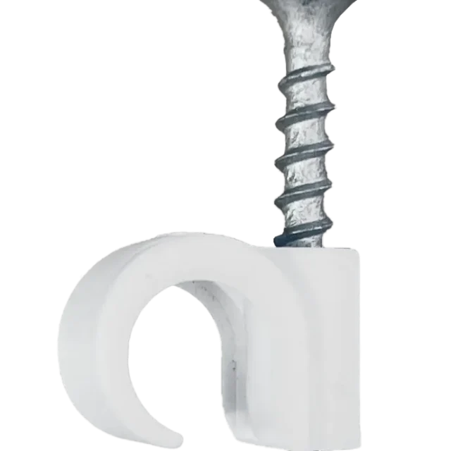Sormat 9640111081 Skruvclips vit 500-pack