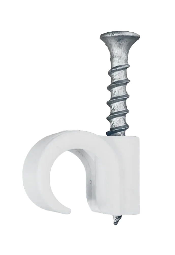 Sormat 9640111081 Skruvclips vit 500-pack