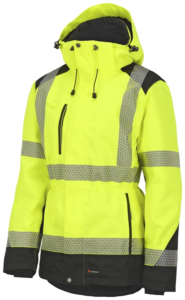 L.Brador 430P-W Vinterjacka hi-vis gul, dam, klass 3 L