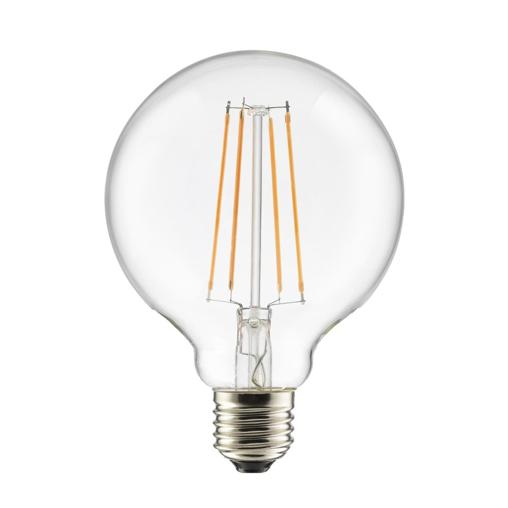 Ljuskälla E27 LED glob 100 3-stegsdimmer, Klar