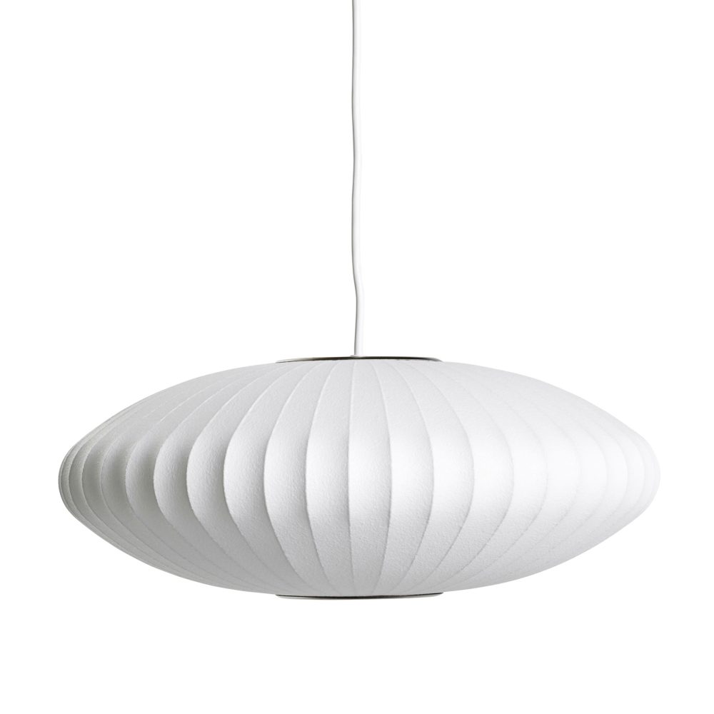 Nelson Bubble Saucer pendel S, Off white